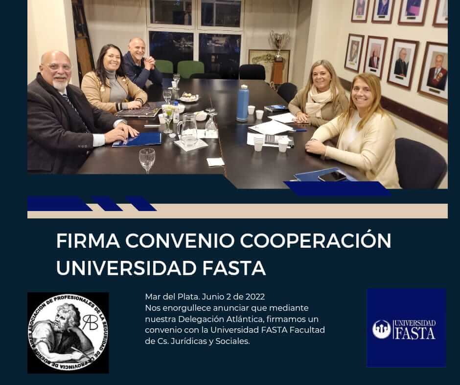 Firma Convenio de Cooperación Recíproca con la Universidad FASTA